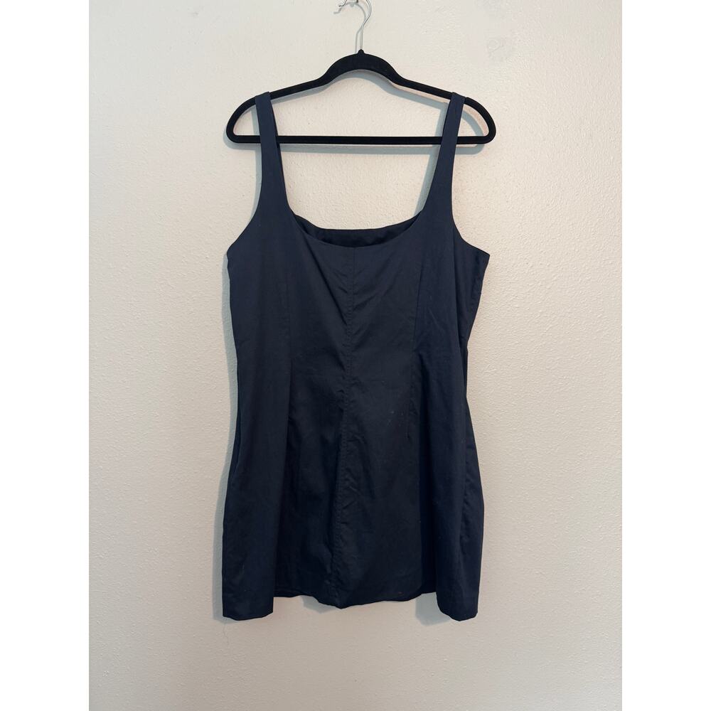 Maeve Navy Buckle Mini Dress XL - Picture 4 of 4
